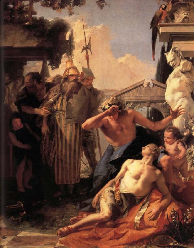 Giambattista Tiepolo The Death of Hyacinthus Norge oil painting art